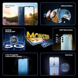 Samsung galaxy M15 5g smartphone 